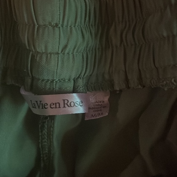 La vie en rose green pyjama set - Picture 3 of 5